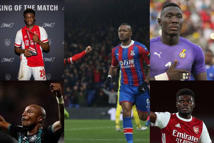 Top five Ghanaian footballer of 2020