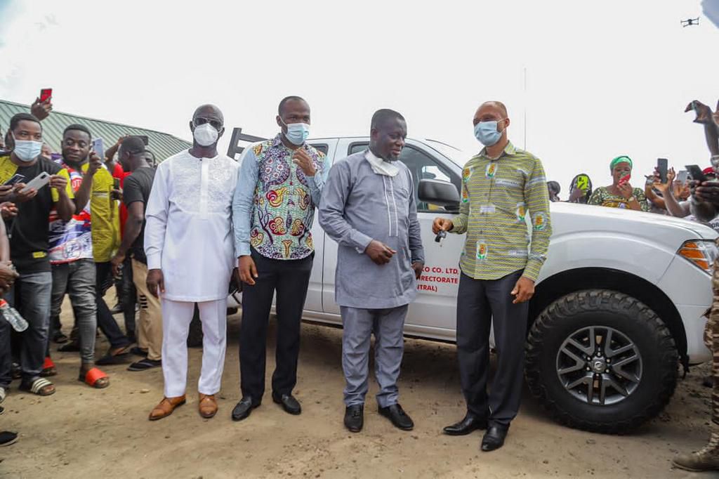 Kasapreko CEO donates ultra-modern polyclinic, Nissan Frontier to Wassa Amenfi Central