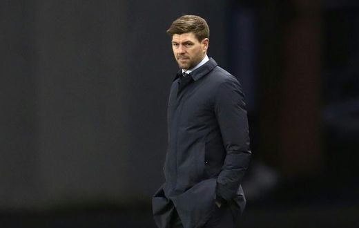 Rangers manager Steven Gerrard was sent to the stands as his side closed in on the Scottish Premiership title