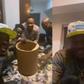 Asamoah Gyan opens money box