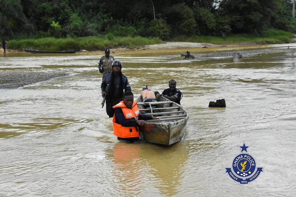 Police Operations Vanguard destroys 59 Changfang motors used for galamsey