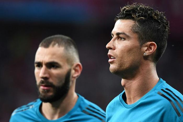 Karim Benzema (left) has stepped up since Cristiano Ronaldo (right) left Real Madrid in 2018.
