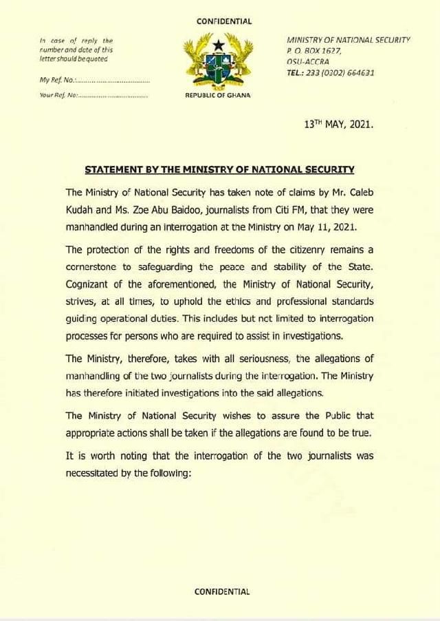 Nat'l Security statement 1