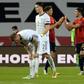 Ferran Torres (R) celebrates after completing his hat-trick in Spain's stunning 6-0 win over Germany