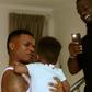 Wizkid with Sarkodie and his son