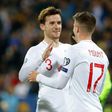 Chelsea duo Mason Mount (right) and Ben Chilwell (left), who is set to miss the World Cup in Qatar.