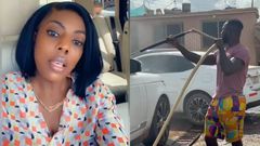 Nana Aba meets Legon Graudate who is now a car washer