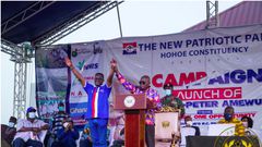 President Akufo-Addo with John Peter Amewu