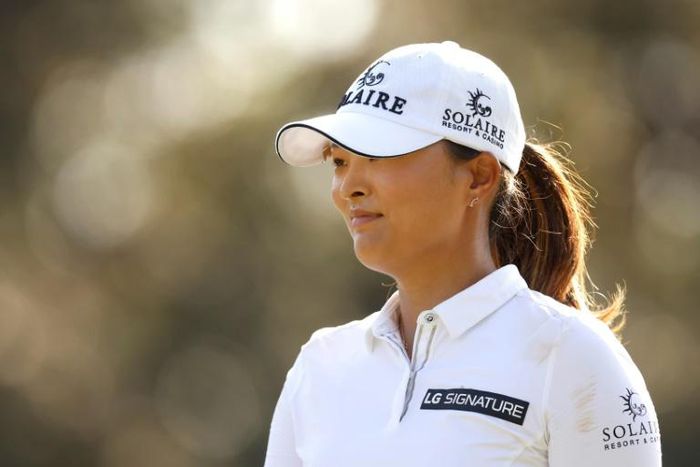 Ko Jin-young of South Korea on the way to a five-shot victory in the LPGA's season-ending Tour Championship in Naples, Florida