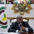President of Ghana, Nana Akufo-Addo Presiding over the virtual Extra Ordinary Session of ECOWAS Authority of Heads of State and Government