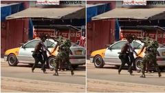 Angry youth beat soldiers to pulp