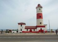 The iconic Lighthouse tower in Jamestown