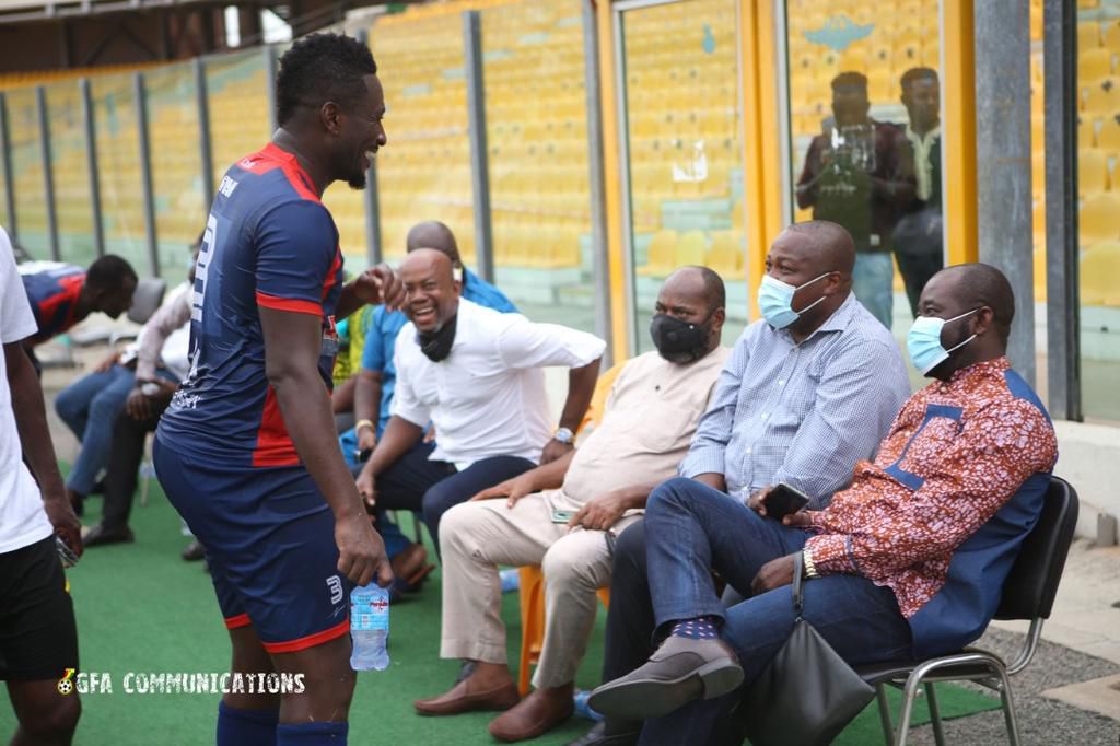 More shots from Black Stars friendly game between Legon Cities FC