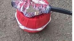 Ghanaian man in fear after finding a pot covered with red cloth & knife in his shop