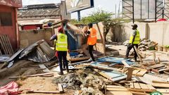 AMA ejects illegal occupants at Independence Avenue Cluster of Schools