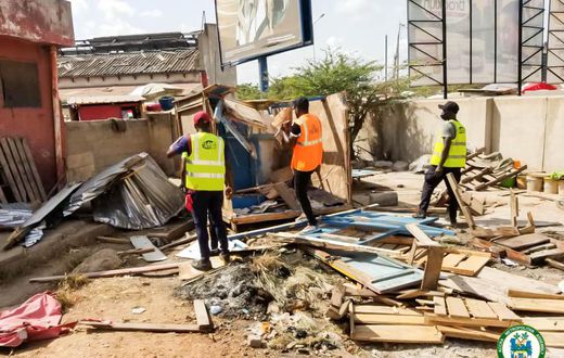 AMA ejects illegal occupants at Independence Avenue Cluster of Schools