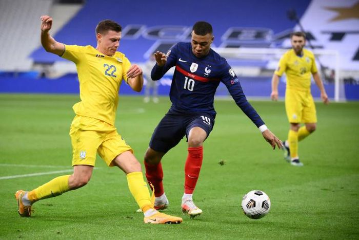 Ukraine came from behind to hold Kylian Mbappe and France in World Cup qualifying