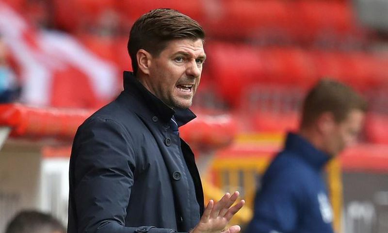 Rangers manager Steven Gerrard