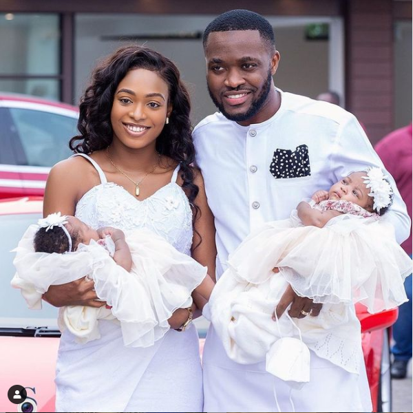 Kennedy Osei and Tracy’s adorable twins' outdooring