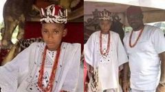 10-year-old boy crowned king in Nigeria’s Anambra state
