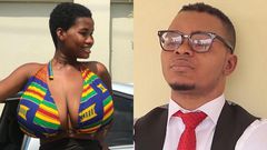 Pamela Odame and Bishop Obinim