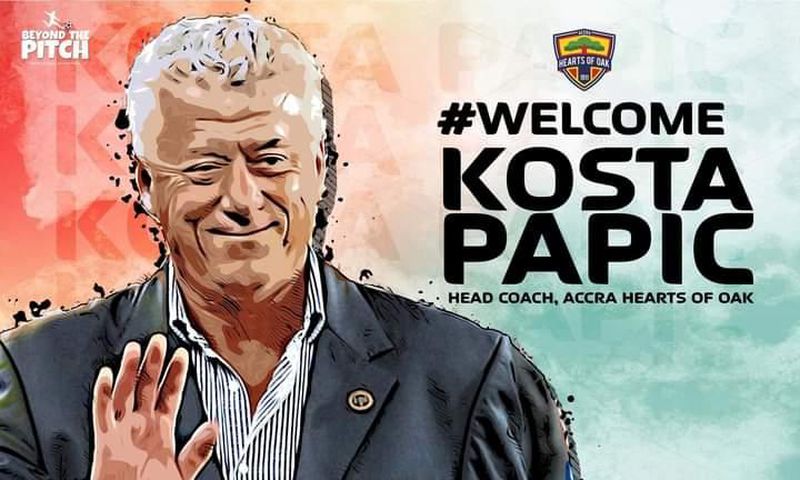 Official: Hearts of Oak appoints Kosta Papic as new coach