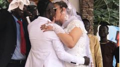 Patapaa and wife