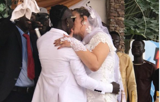 Patapaa and wife