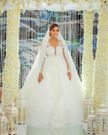 Juliet Ibrahim in wedding gown