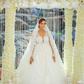Juliet Ibrahim in wedding gown