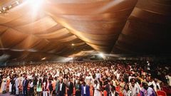 A shot from Christ Embassy's "Pneumatica Night" in Accra