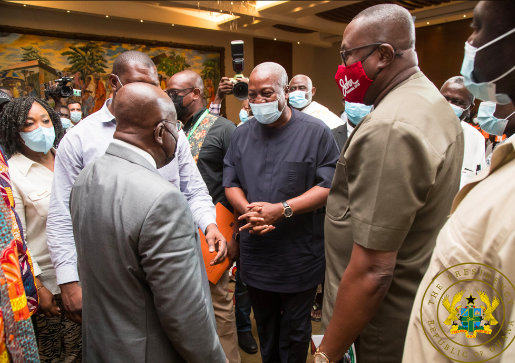 Nana Addo and Mahama have reiterated their commitment to the peace and stability.