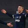 Juventus forward Cristiano Ronaldo (R) scored his 15th goal this season.