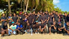 Kwesi Arthur, Kelvyn Boy joins Quamina MP to mourn dad