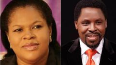 "I met him sitting on the chair unconscious" — T. B. Joshua’s wife