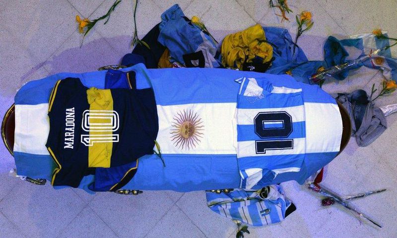 Funeral worker who took selfies with Maradona’s body reports himself to Police