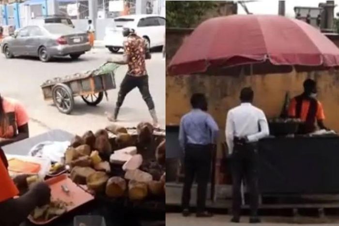 Roasted potato seller wants his children to continue the business when he dies
