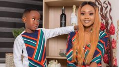 Akuapem Poloo and her son