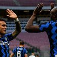 Romelu Lukaku (R) and Lautaro Martinez (L) both scored for Inter Milan.