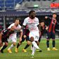 AC Milan's Franck Kessie slotted in from the penalty spot in a 2-1 win over Bologna.