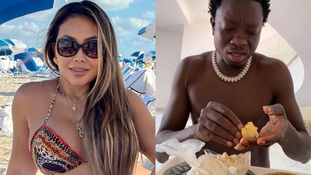 Miss Rada and Michael Blackson