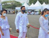 Kimathi and his sister Zanetor Agyeman-Rawlings