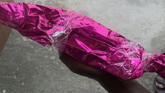 Confusion as bride receives wrapped cutlass from anonymous guest