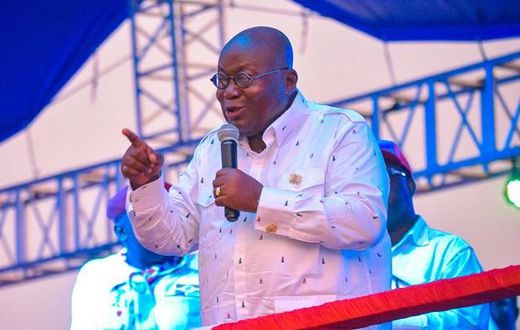 Akufo-Addo: Mahama’s campaign has fallen in water