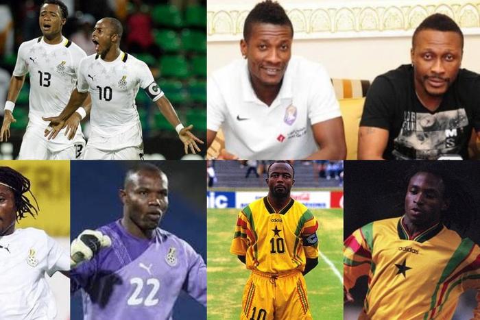 The 5 Ayews and other brothers who played in the same Black Stars team