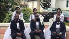 Joy as triplets who married the same day welcome baby boys within the same period