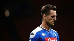 Milik scored 48 goals for Napoli