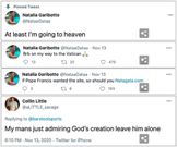 Pope Francis' official Instagram account likes racy photo of bikini-wearing model