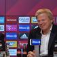 Bayern Munich president Herbert Hainer (L) is backing embattled sports director Hasan Salihamidzic amid tensions with head coach Hansi Flick