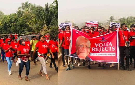 “He is very stingy” – Volta NPP protests against Dr. Letsa’s re-nomination as regional minister